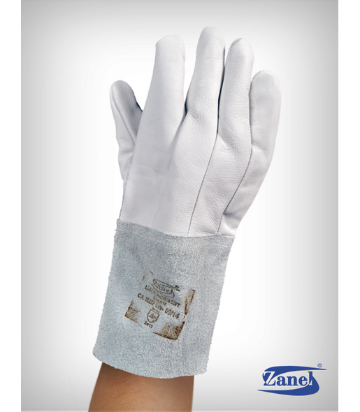 LUVA DE VAQUETA 20 CM - CANO RASPA - ZANEL