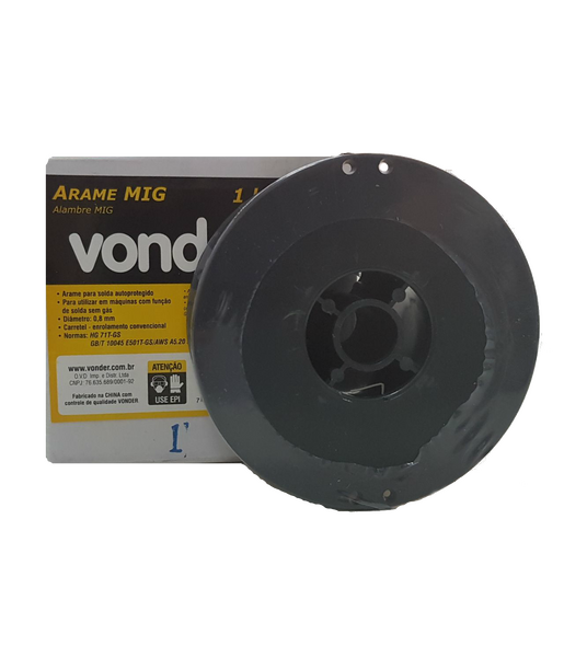 ARAME MIG SF 71 SG (E71T-SG) Ø 0,8 MM VONDER (1KG)
